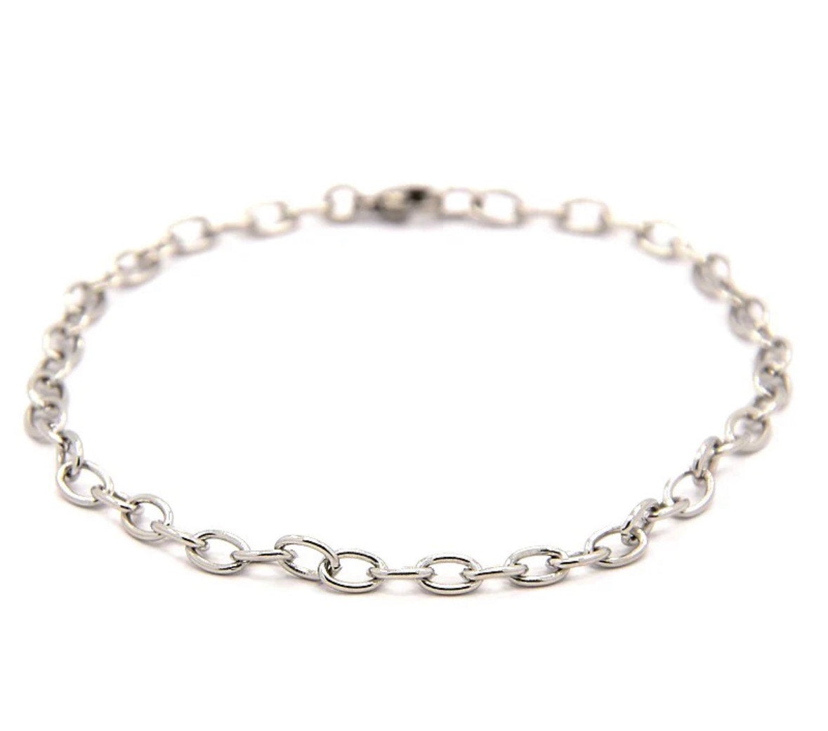 Bracelet acier inoxydable 21cm - 4mm