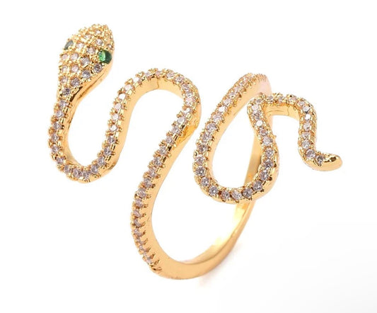 ✨ Bague Femme Réglable avec Diamants CZ ✨