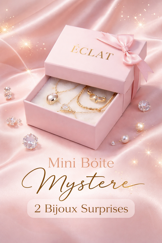 ✨ Mini Boîte Mystère Éclat – 2 Bijoux Surprises